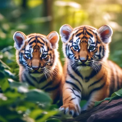 Тигрята красивые пушистые милашки - картинки и фото 