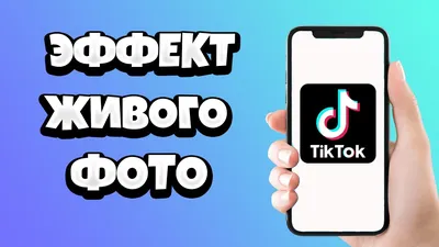 Как сделать ЖИВОЕ ФОТО в Тик Токе со звуком / Эффект ЖИВОГО ФОТО в Tik Tok  на телефоне - YouTube