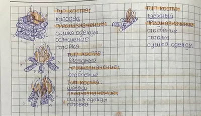 Презентация по ОБЖ на тему "Способы разведения костра" (6 класс)