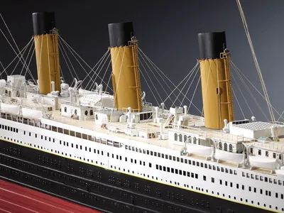 Сборная модель парохода RMS Titanic (Титаник) - купить пароходы и лайнеры  современные известные фирмы Amati (Италия) по лучшей цене в  интернет-магазине "Верфь на столе"