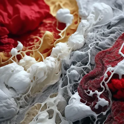 Красота тканей человека Красный, …» — создано в Шедевруме