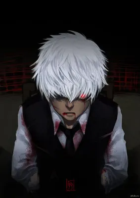 Ken kaneki from tokyo ghoul on Craiyon