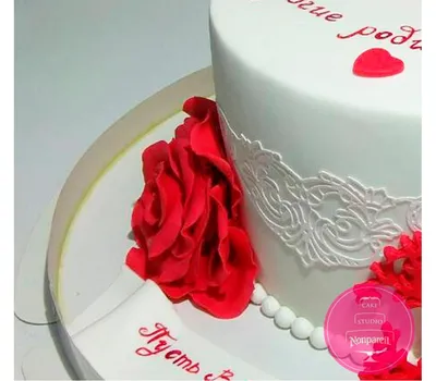 Торт Праздничный На коралловую свадьбу на заказ в Днепре - Cake Studio  