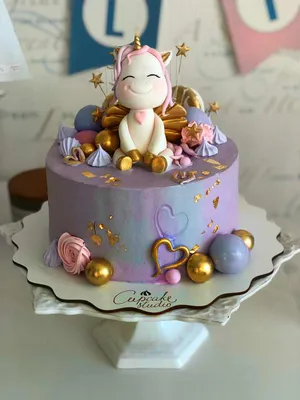 Торт Единорог для девочки 5 лет на заказ в СПб | Шоколадная крошка