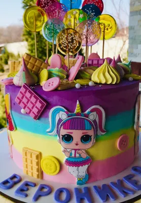 Торт с куклами ЛОЛ / Cake LOL - YouTube