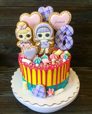 Торт с куклами ЛОЛ | Cake