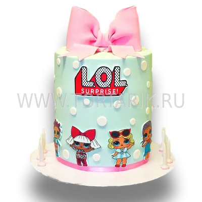 Торт с куклами LOL - Торты на заказ CakeMosCake