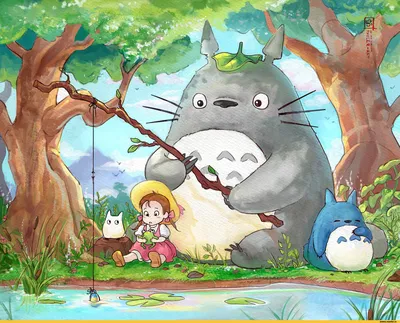 мой сосед тоторо (totoro, мой сосед тоторо) / картинки, гифки, прикольные  комиксы, интересные статьи по теме.