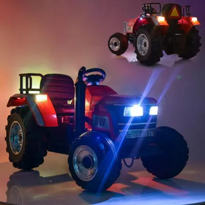 Трактор для детей с прицепом ,синий. купить по цене 260 ₽ в  интернет-магазине KazanExpress
