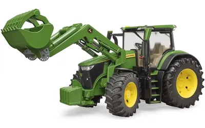 Игрушка Bruder трактор John Deere 7R 350 с погрузчиком (03151) - купить в  Украине | Profi-Toys