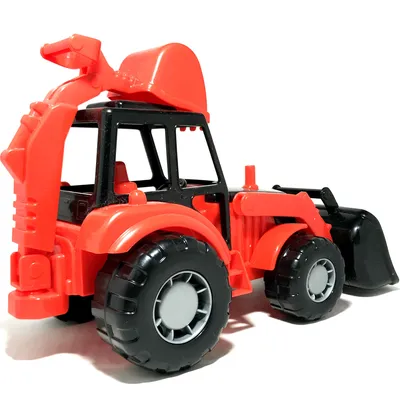Купить фрикционная игрушка Трактор с ковшом-граблями, цены на Мегамаркет |  Артикул: 100025344420