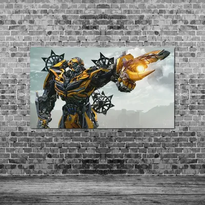 Плакат "Трансформер Бамблби, автобот, Transformers, BumbleBee", 34×60см  (ID#874130543), цена: 190 ₴, купить на 