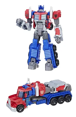 Купить трансформер Hasbro Transformers Оптимус Прайм с автоматической  трансформацией F27315X6, цены на Мегамаркет