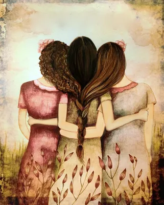 Три сестры, красивые женщины, любят …» — создано в Шедевруме