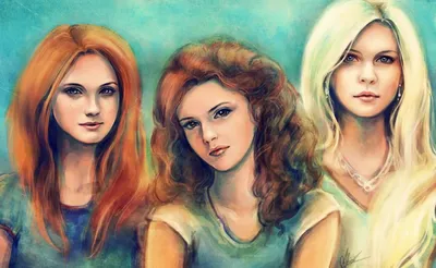 Лучшие идеи (79) доски «Три сестры» | три сестры, рисунки девушки, рисунки