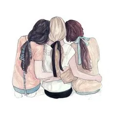 Идеи на тему «Три сестры» (8) | три сестры, рисунки девушки, милые рисунки