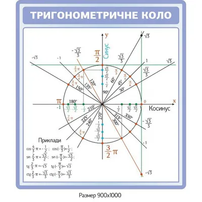 Тригонометрический круг - online presentation
