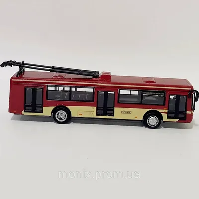 Детский игрушечный троллейбус AS-2438 инерционный | Оптом | RoyalToys