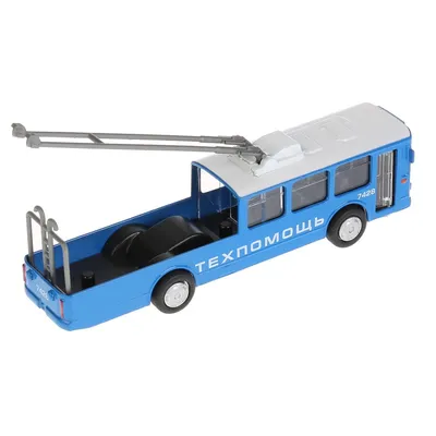 Ремонтный троллейбус, 16,5 см с аксессуарами, металлический инерционный от  Технопарк, SB-17-80WB - купить в интернет-магазине 