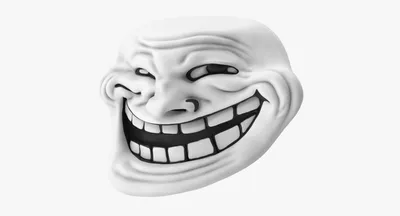 Trollface PNG transparent image download, size: 4005x3298px