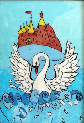 Art book illustration, царевна лебедь…» — создано в Шедевруме