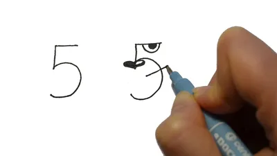 Turning NUMBERS into funny ANIMALS. Drawing is easy and fun! - YouTube