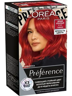 Стойкая гель-краска для волос Preference Яркость Цвета L'Oreal Paris  81601634 купить за 453 ₽ в интернет-магазине Wildberries