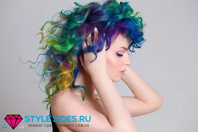Цветные волосы: 35 модных идей. Разноцветные волосы знаменитостей | Идеи  для волос, Цветные волосы, Краска для волос