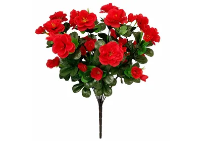 Азалия красная - купить искусственные цветы в интернет магазине в розницу  дешево