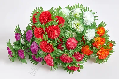 Букет цветов "Гвоздики" 41 см (SF-5140) в ассортименте В Интернет-Магазине  По Оптовым Ценам