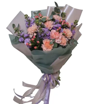 Букет цветов "Гвоздики" 41 см (SF-5140) в ассортименте В Интернет-Магазине  По Оптовым Ценам