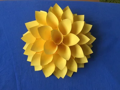 Оригами осенние цветы из бумаги - 55 фото