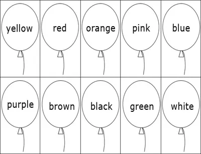 Раскраски Цвета на английском (18 шт.) - скачать или распечатать бесплатно  #1767