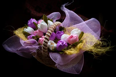 Цветы для Олечки - красивые фото