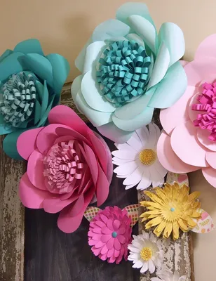 Paper flowers how to make a tulip Paper Paper flowers with his own hands -  YouTube