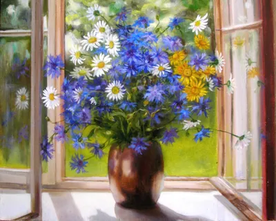 цветы на окне; flowers in the window | Садовые васильки | Andrey Kozlov |  Flickr