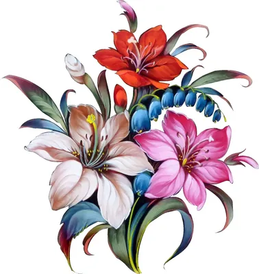 50+ Нарисованные цветы - обои на рабочий стол HD | Скачать Бесплатно  картинки