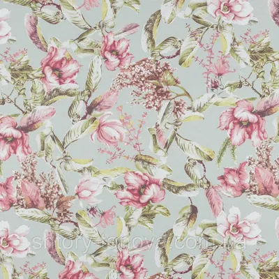 Цветы ткань для штор в спальне, гостиной, кухни в стиле прованс цветы  розовый (ID#1269113211), цена: 630 ₴, купить на 