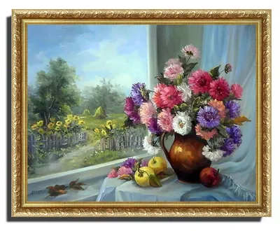 Полевые цветы» картина Чеботарёвой Ирины маслом на холсте — купить на  