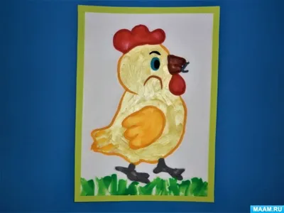 Цыпленок рисунок детский - 68 фото