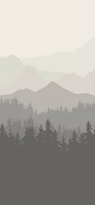 Туманный лес» картина Мовсисяна Тиграна (бумага) — купить на 