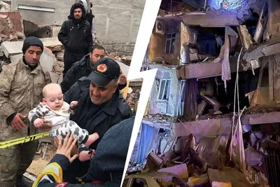 Землетрясение в Турции: фото и видео последствий -  -  