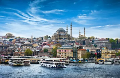 Обои город, панорама, турция, Istanbul, мечеть султанахмет, turkey, стамбул  картинки на рабочий стол, раздел город - скачать