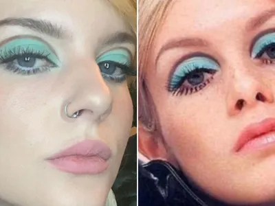 Redditor's Twiggy-Inspired Makeup Look Goes Viral — See the Photos | Allure