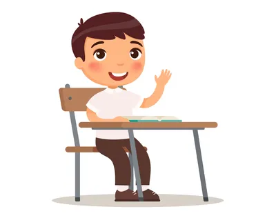 Ребенок за компьютером. мультфильм мальчик учится на стол с ноутбуком. код  изучения студента | Премиум векторы