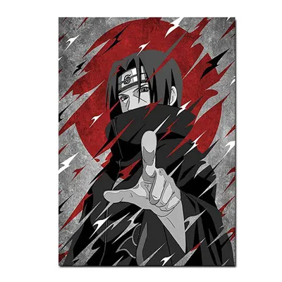 Обои на рабочий стол Клан Учиха: Itachi / Итачи, Obito / Обито, Sasuke /  Саске, Izuna / Изуна и Madara Uchiha / Мадара Учиха из аниме Наруто /  Naruto, обои для рабочего стола, скачать обои, обои бесплатно