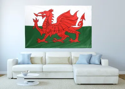 Большой флаг Уэльса - купить Флаг по выгодной цене в интернет-магазине OZON  (220219516)