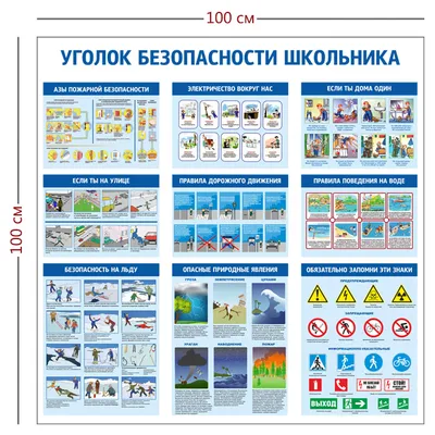 МКОУ Буденновская СШ - Уголок безопасности