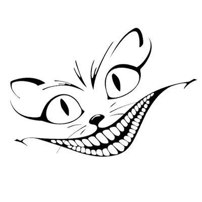 Улыбка Чеширского кота, реалистично, …» — создано в Шедевруме