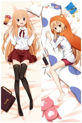 Подушка - дакимакура Himouto! Umaru-chan / Двуличная сестренка Умару! 2  110х55 см — купить в интернет-магазине по низкой цене на Яндекс Маркете